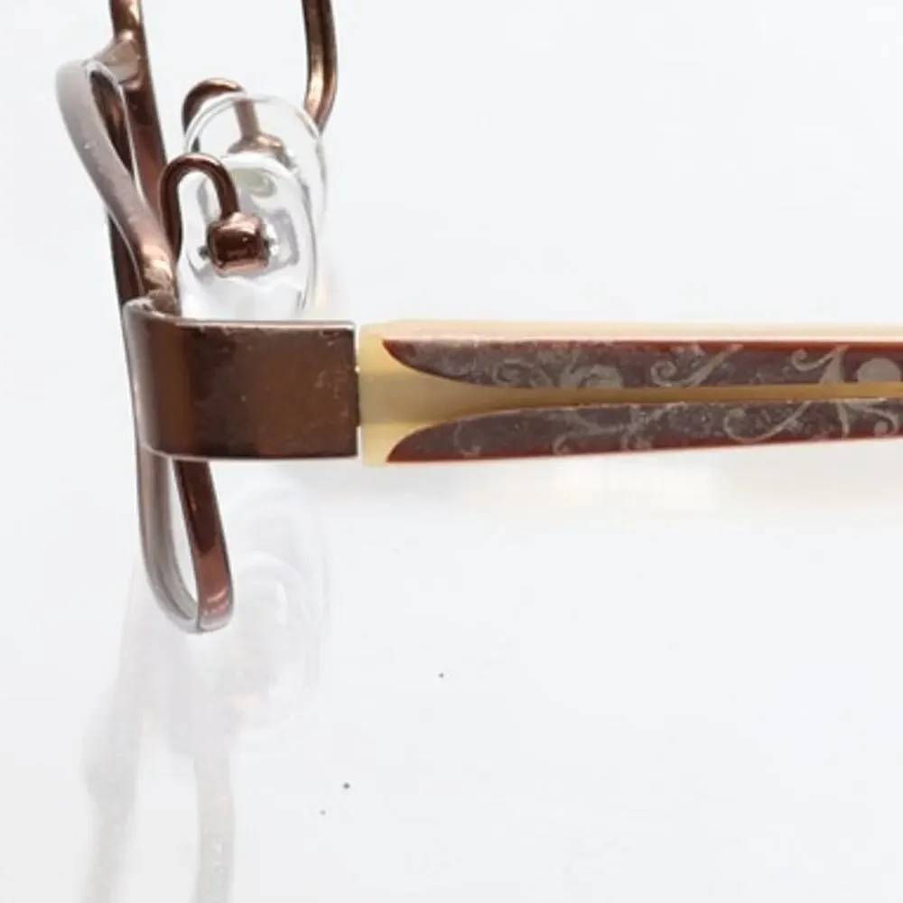 Chelsea Morgan CM818 51-17-135mm BR Eyeglass FRAMES ONLY - FAIR CONDITION